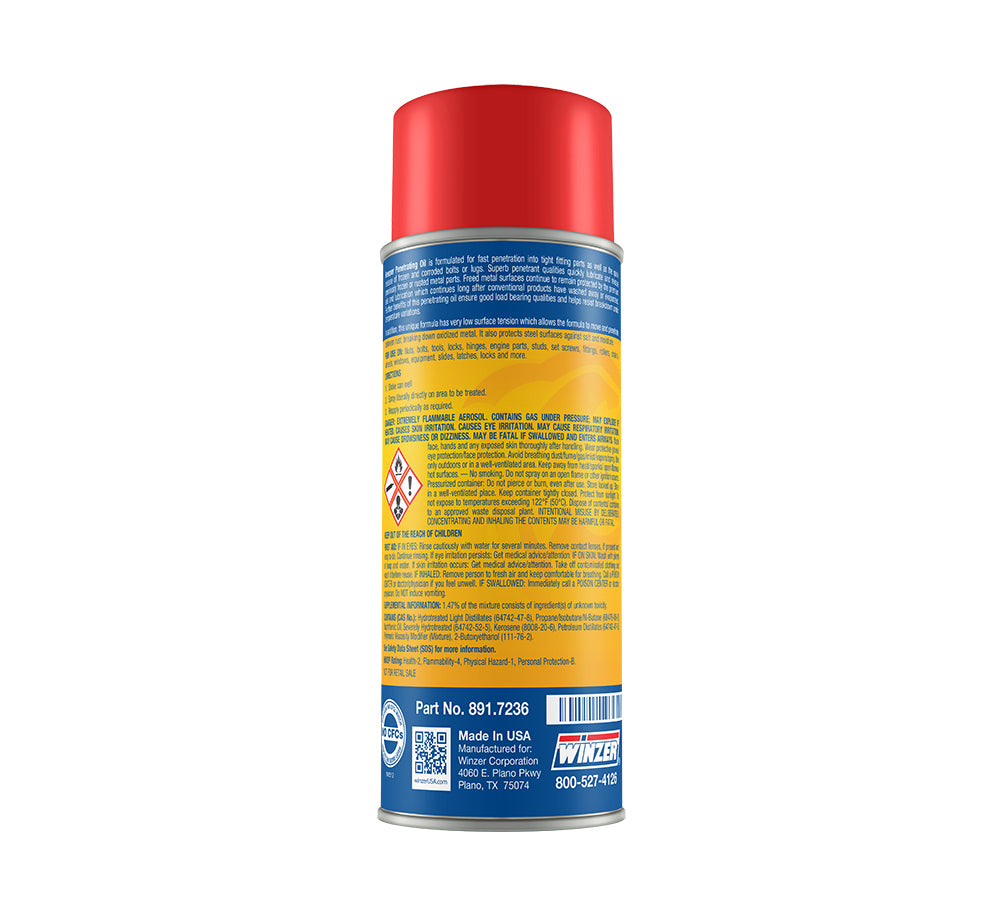 Winzer Kreeper Penetrating Lubricant - 11 Oz Net Wt. - Aerosol