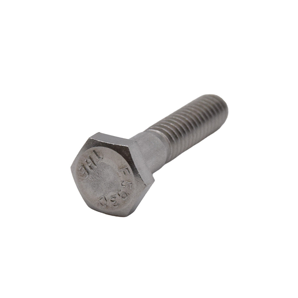 1-1/4-7 x 4 Inch Coarse Plain 18-8 Stainless Steel Hex Head Cap Screw