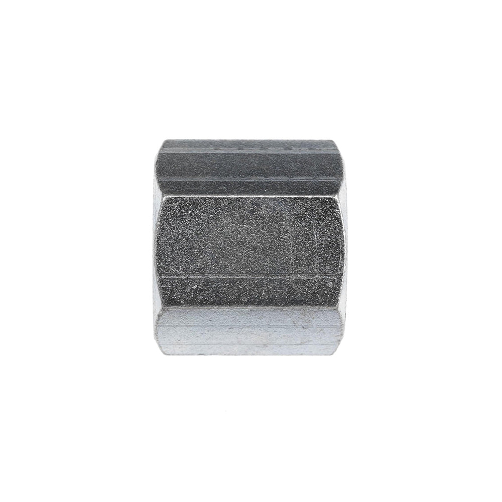 1/8" Threaded Black Steel Hex End Cap