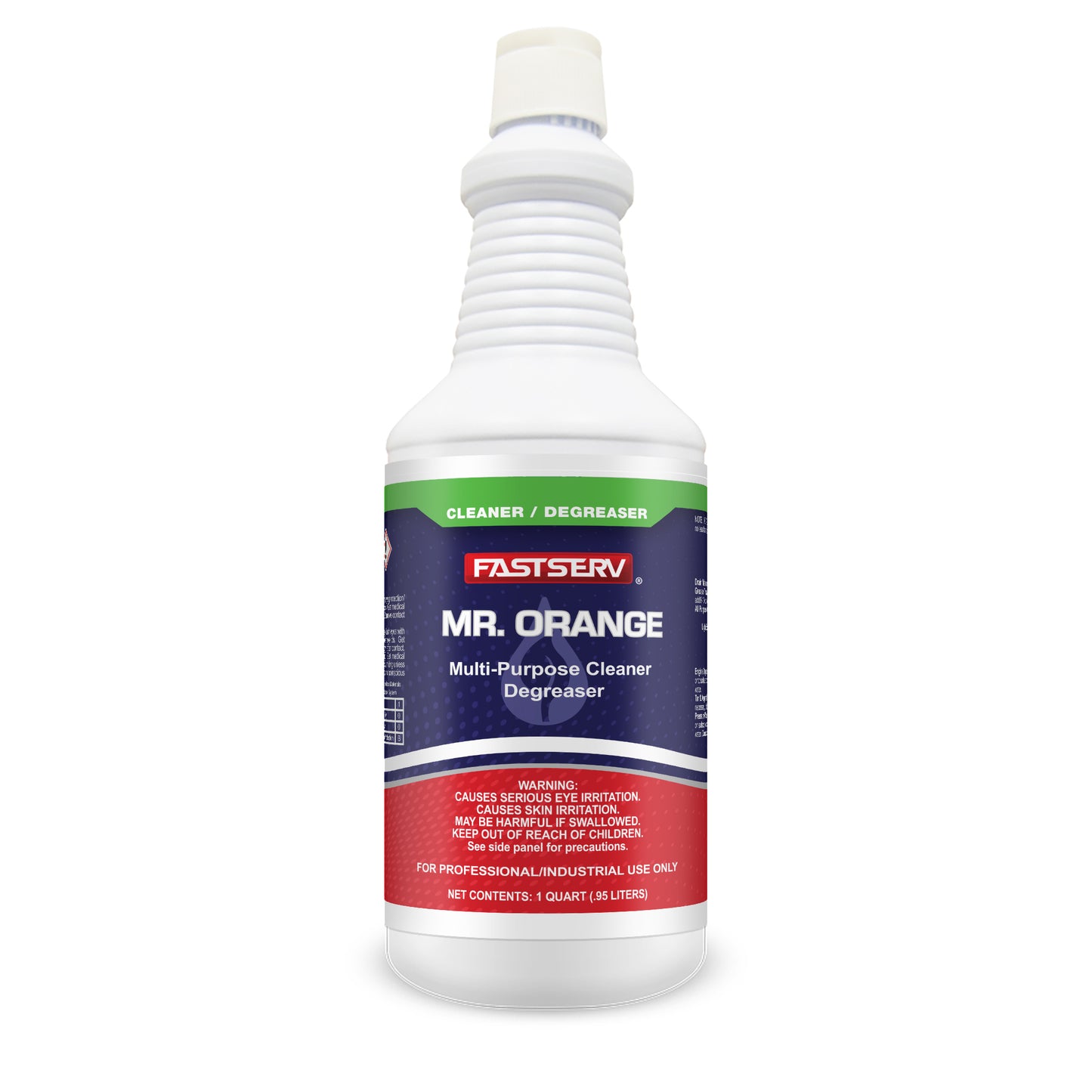 FastServ Mr. Orange Multi-Purpose Cleaner and Degreaser - 1 Qt Net Wt. Bottle