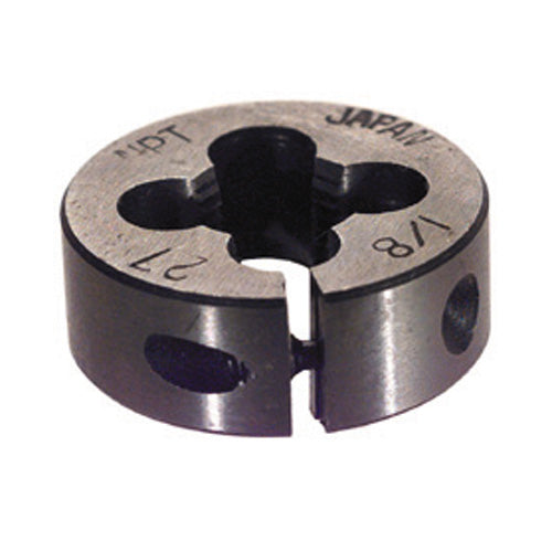 3/8-18 x 1-1/2 Inch Bright High Carbon Steel Type 415 Round Adjustable Die