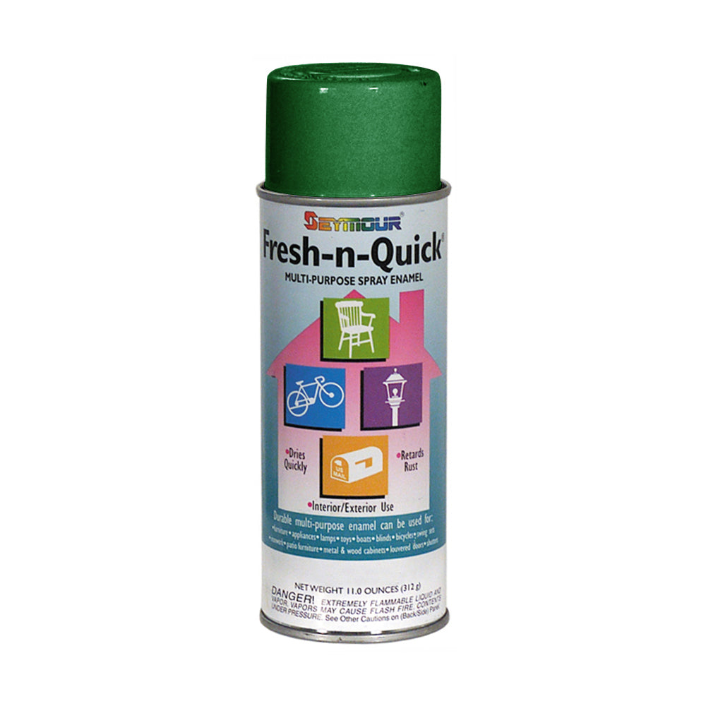 Seymour Economy Fresh N' Quick Gloss Paint Aerosol Green - 10 oz