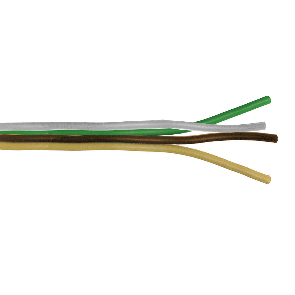 16 Awg 100 ft Spool White/Brown/Yellow/Green Parallel Bonded Primary Wire