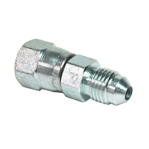 3/8 Inch 5000 psi Zinc Plated Yellow Dichromate Carbon Steel Male Jic To Female Jic Swivel Adapter