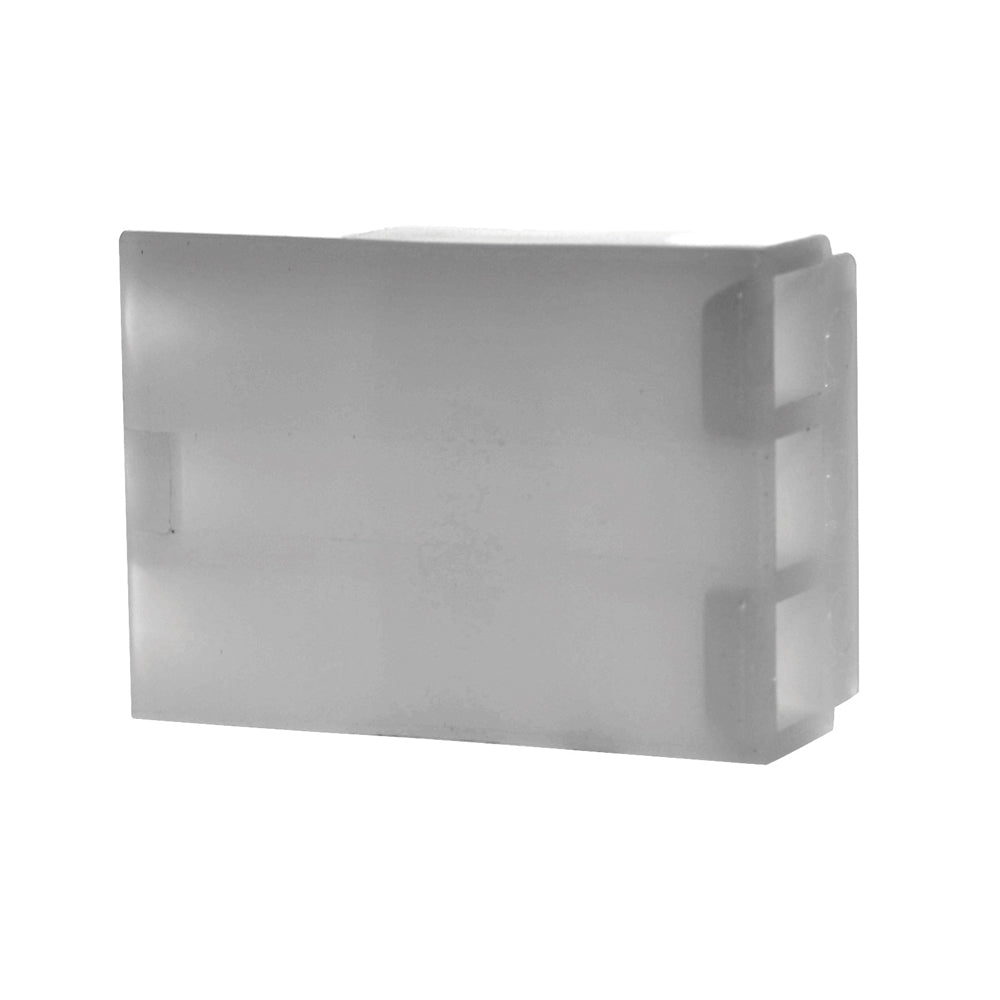 0.093 Inch Natural Nylon 3 Cavity Plug