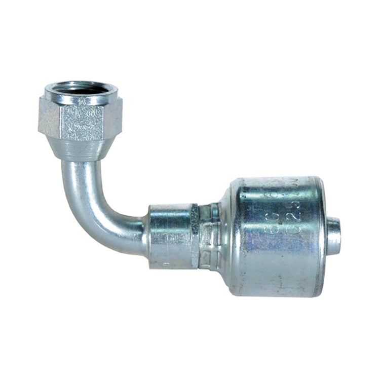 3/4 x 3/4 JIC 37° Female Swivel - 90° Tube Elbow Medium Drop (12G-12FJX90M)