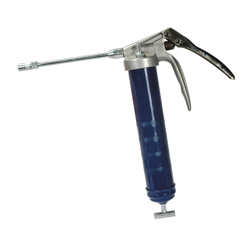Lincoln Pistol Grip Grease Gun 1134 With 4 Inch Rigid Tube And Heavy-Duty 18 Inch Flexible Hose