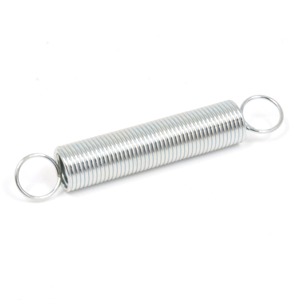 0.035 Inch X 3/8 Inch X 1-1/2 Inch Zinc Plated Mbhd Short Extension Spring