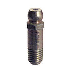 1/4-28 Zinc Yellow Steel Straight Super Long Shank Heritage Hydraulic Grease Fitting