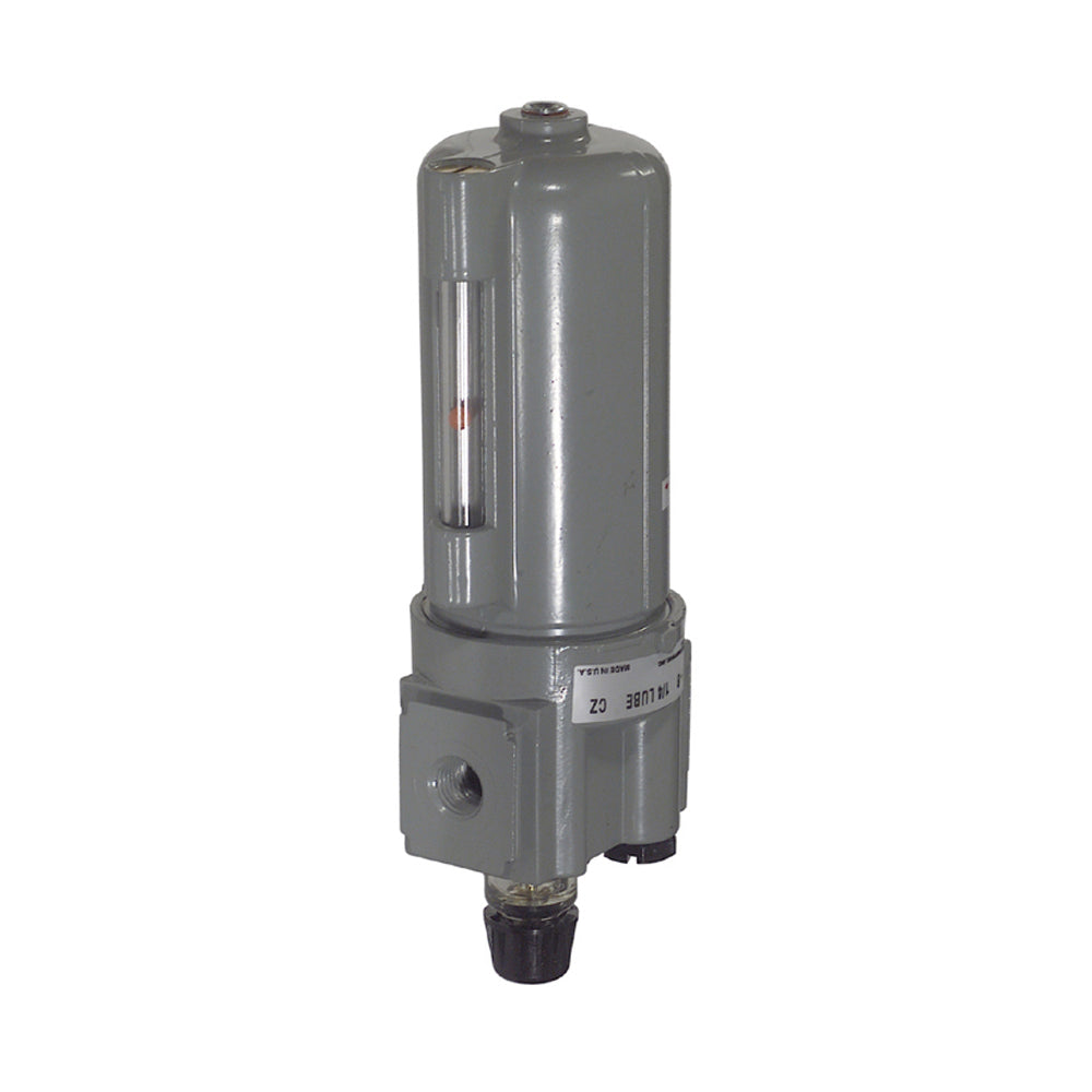 1/4 Inch Npt 200 psi 16 Scfm 6 oz Metal Bowl Air Line Precision Lubricator With Sight Glass