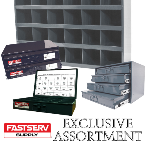 109 Piece Max Grip Plus Trim Screw Large Drawer Assortment