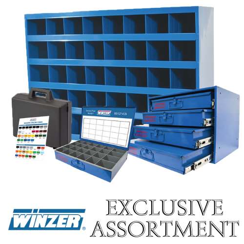 105 Piece Crimp Ring Retainers Large Drawer Assortment