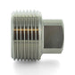 1" Schedule 80 316 Stainless Steel Heavy Duty Square Plug