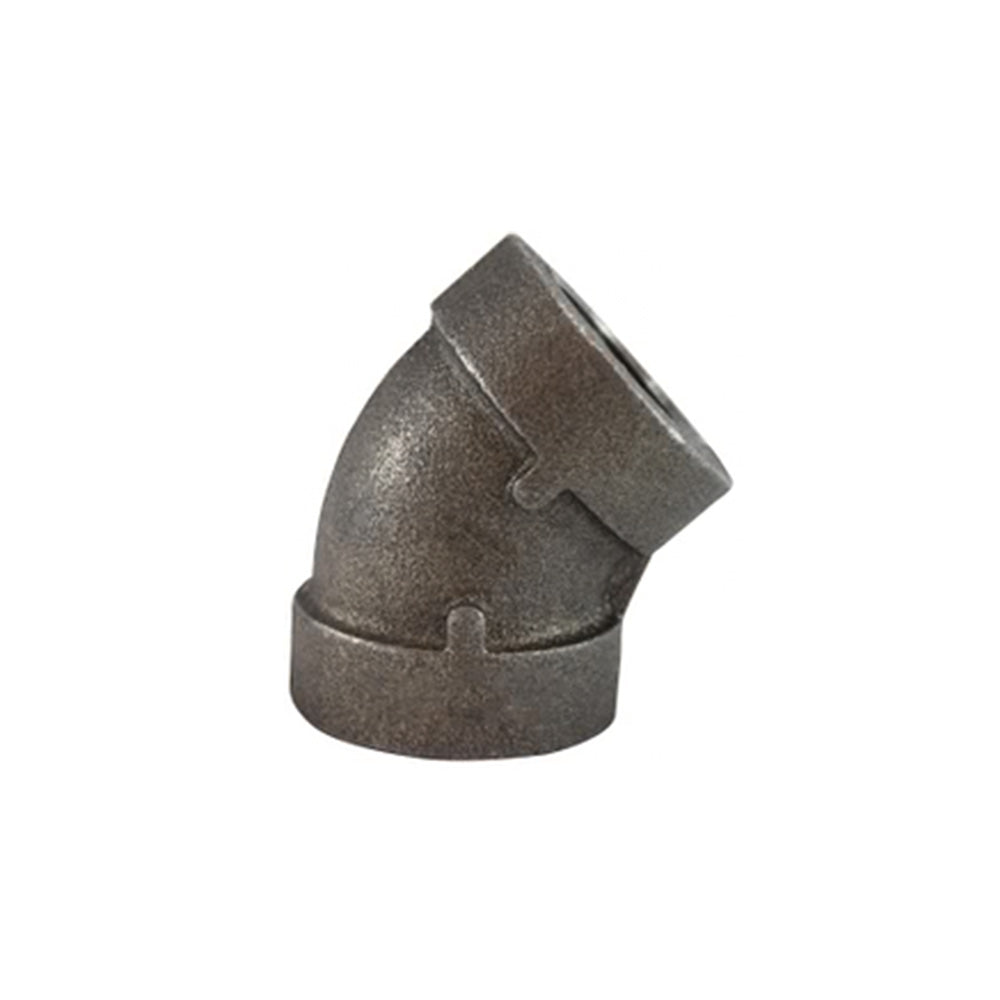 1-1/2 Inch Sch 80 Black 45 Degree Elbow