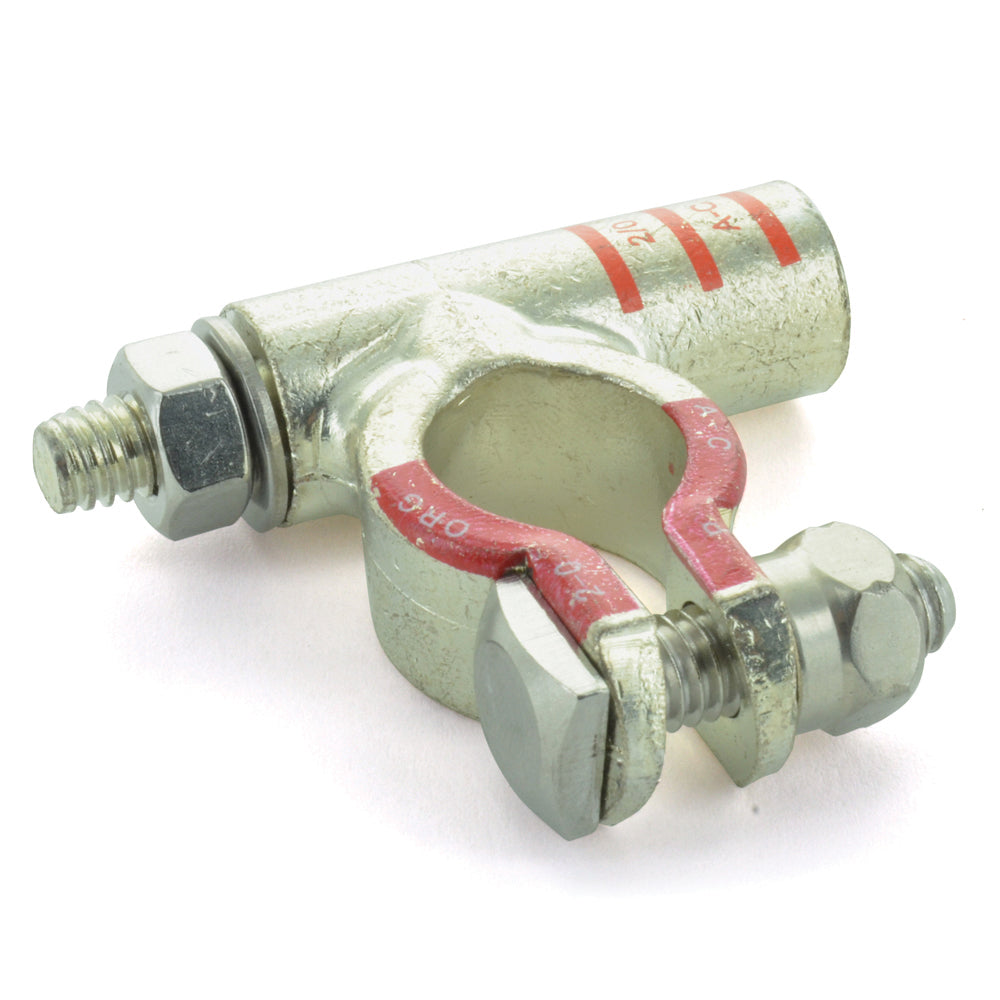 Positive Pure Copper Add-On Battery Terminal 2/0