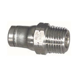 3/8 Inch x 3/8 Inch Compression Tube x Mnpt 316L Stainless Steel Straight Push-To-Connect Connector