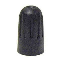 Black Plastic Long Skirted Cap With Seal - For GM Snap-In Tpms Rubber Valve Stem