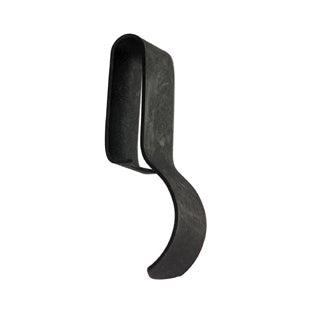 1/4 Inch Black Steel Wire Loom Clip