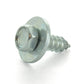 M4.8 x 1.61 x 16 mm Black Oxide Steel Hex Head Self-Tapping Sheet Metal Screw With Sem Washer
