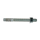 10 Each/ Box 3/4" x 4-3/4" Strong-Bolt 2 Cracked Concrete Wedge Anchor Zinc Plated Carbon Steel