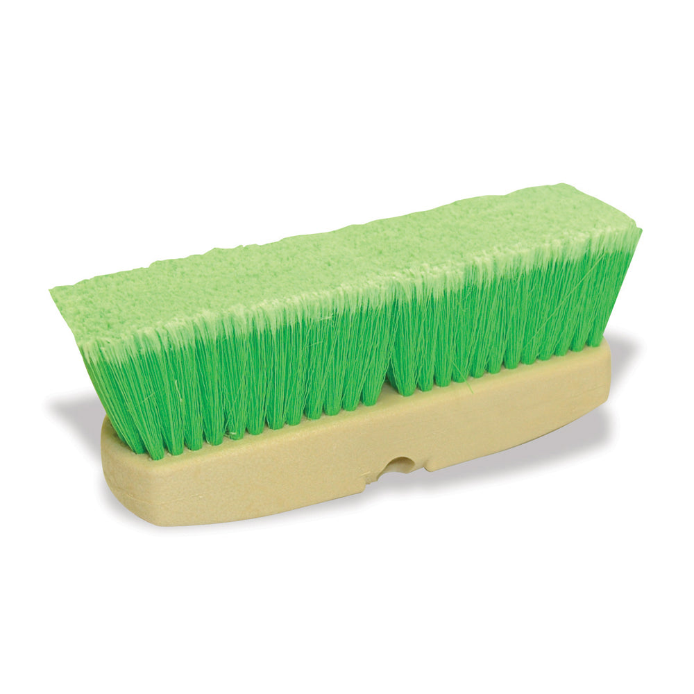 10 Inch Tan/Green Polystyrene Fountain Brush