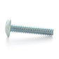 #10-24 x 3/4 Inch Coarse Zinc Plated Steel Slotted Drive Truss Head Machine Screw