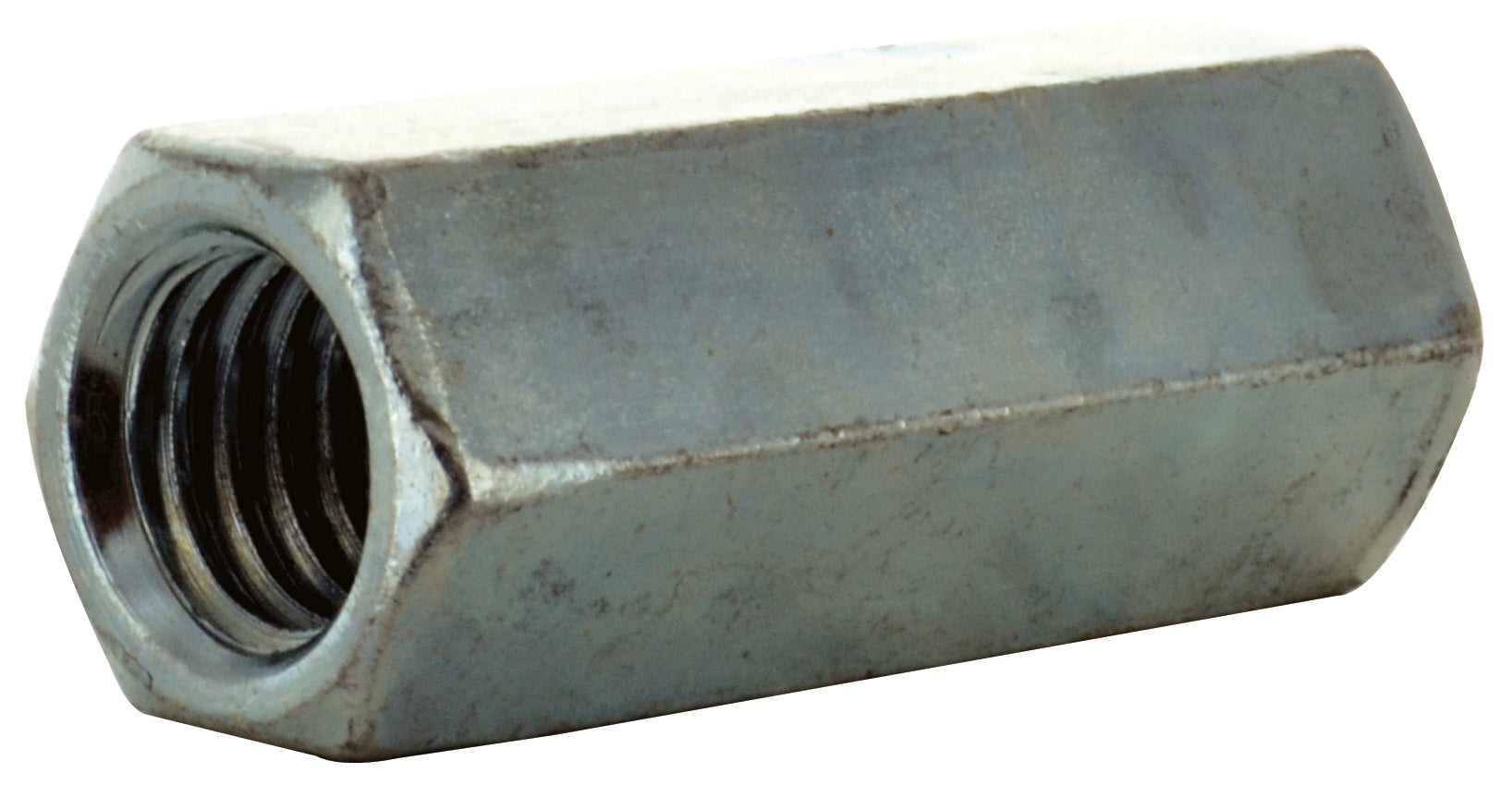 1-8 x 2-1/2 Inch Coarse Hot Dip Galvanized A563 Grade A Hex Coupling Nut