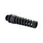 Pg-13.5 Liquid Tight, Non-Metallic Pigtail Spiral Strain Relief Cable Cord Protector With Nut