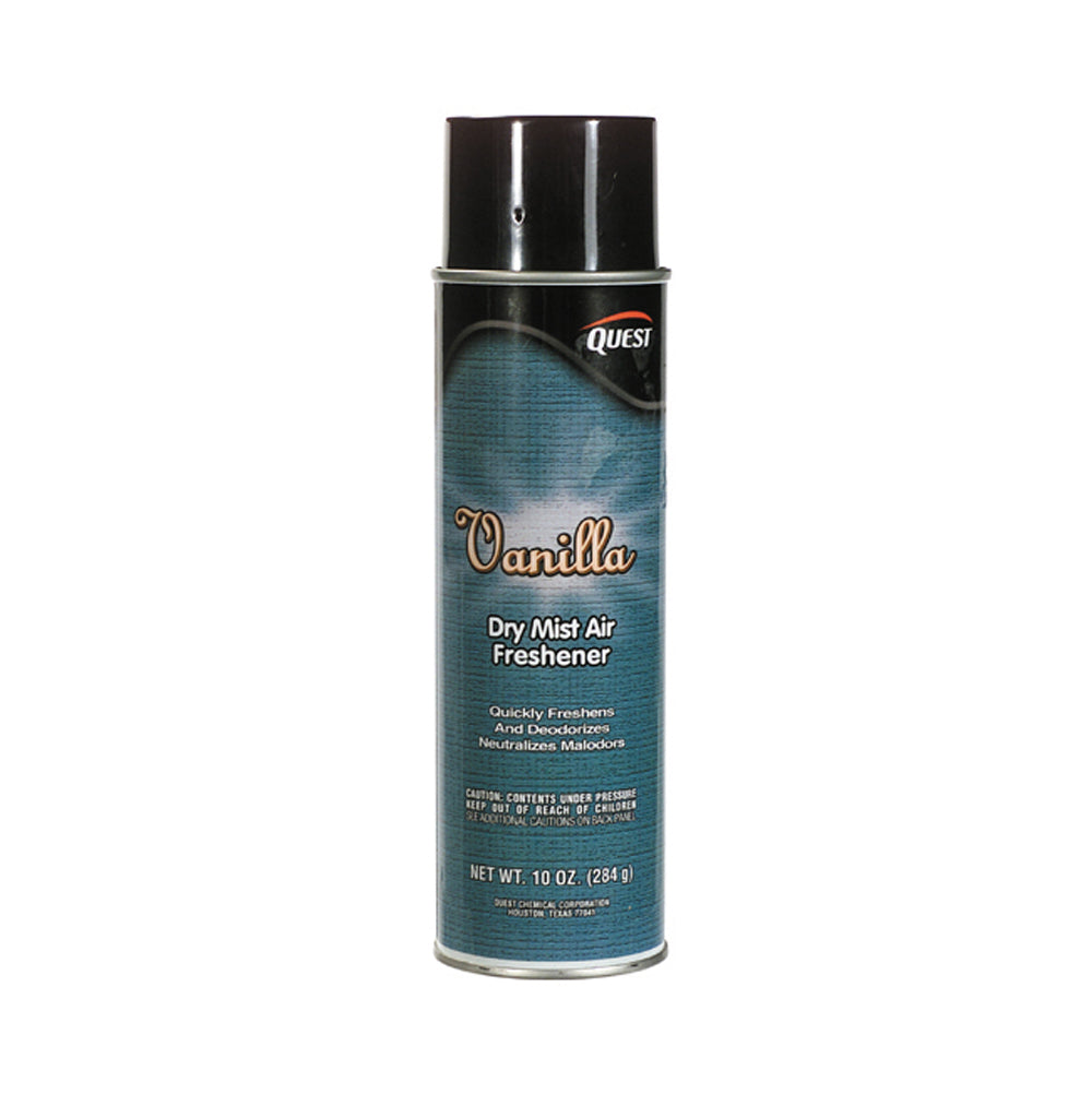 10 oz Quest Dry Spray Air and Fabric Deodorant Vanilla Aerosol