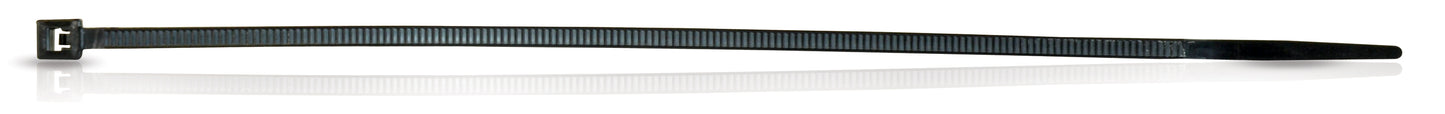 1000/PC 8"BLACK THIN WIRE TIE