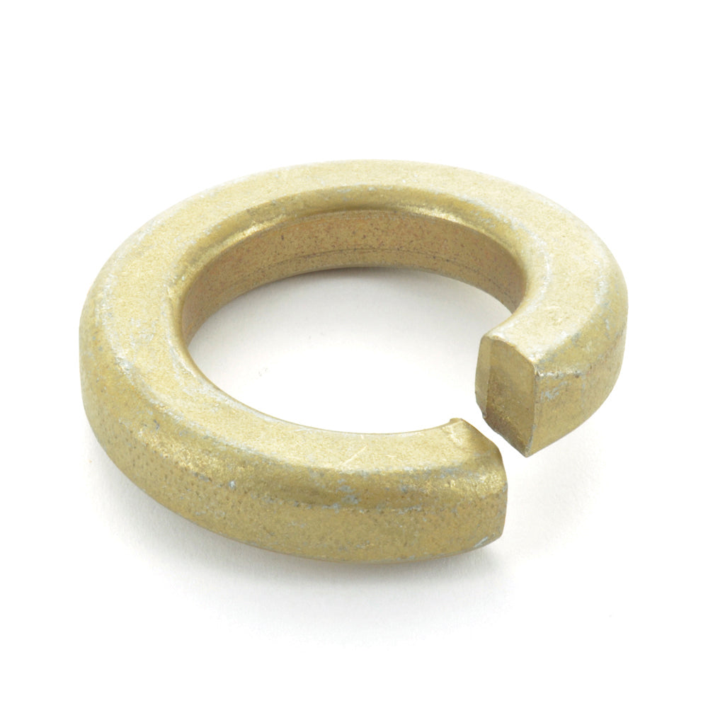 1-1/8 Inch Yellow Zinc 4034 Hi-Alloy Steel Split Lock Washer