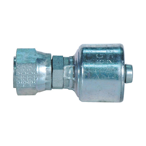 1 Inch x 1 Inch Female Flat-Face O-Ring Swivel Tuffcoat Lead Free MegaCrimp Coupling