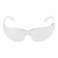Torrent Clear Lens- Frosted Clear Frame Safety Glasses