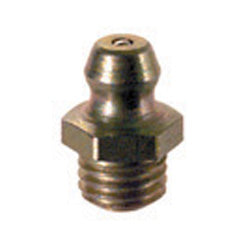 5/16-24 Zinc Yellow Steel Straight Short Shank Heritage Hydraulic Grease Fitting