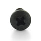 #10 x 1 Inch Black Oxide Alloy Steel Pan Head Type-Ab Self-Tapping Sheet Metal Screw