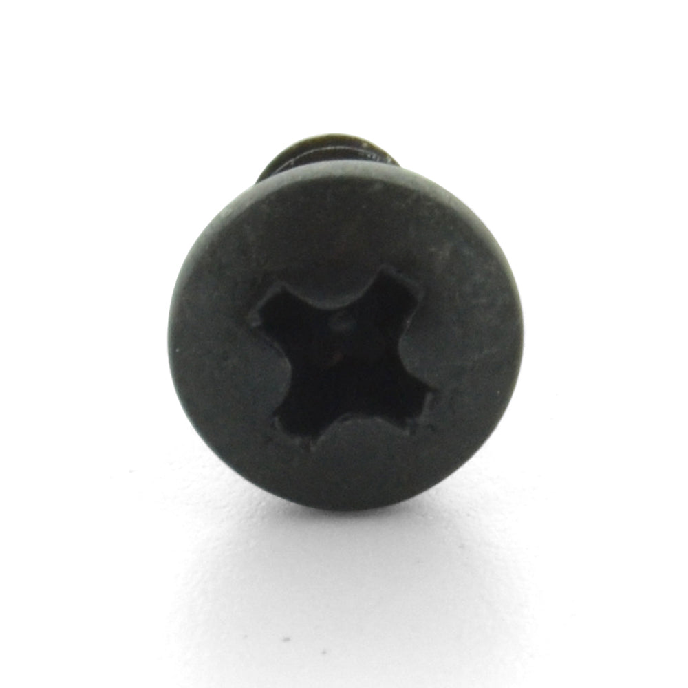 #8 x 5/8 Inch Black Oxide Alloy Steel Pan Head Type-Ab Self-Tapping Sheet Metal Screw