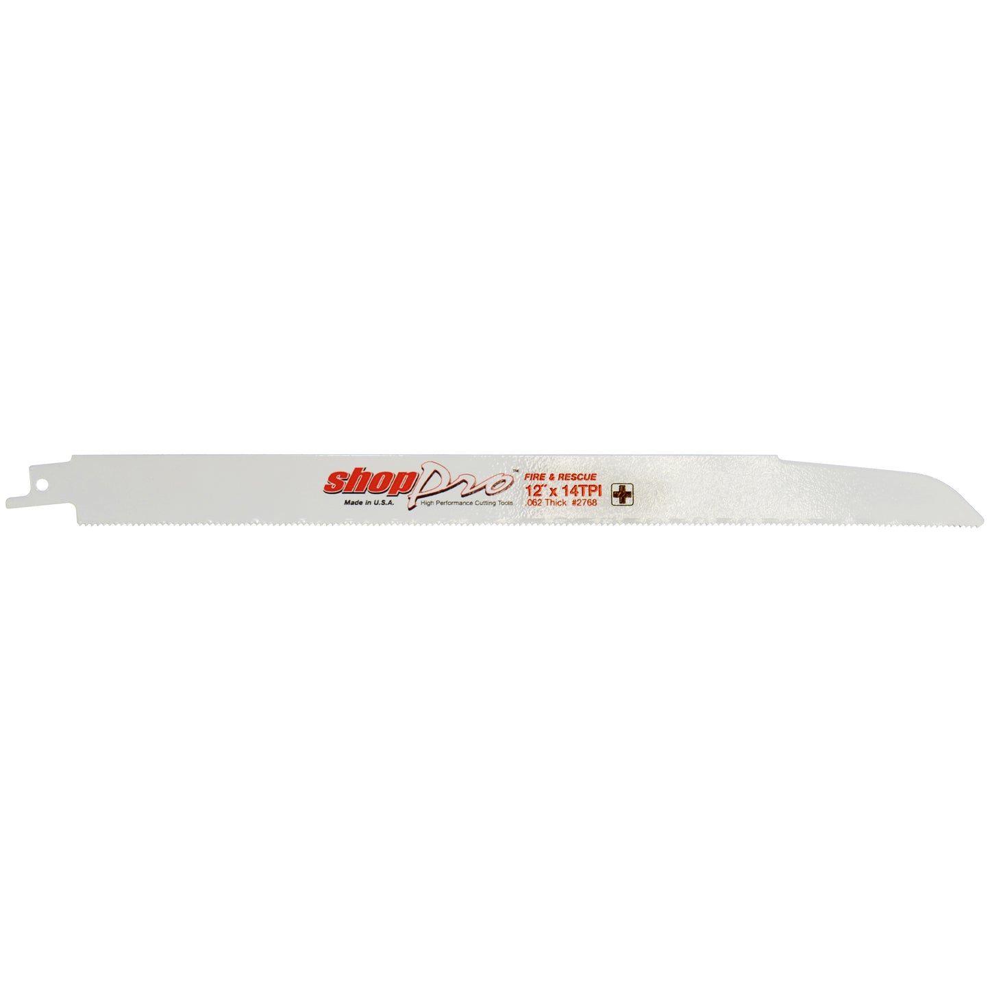 Shoppro 12 x 7/8 x 0.062 Fire & Rescue Reciprocating Saw Blade - 14 Tpi