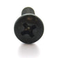 #8-32 x 3/4 Inch Coarse Black Oxide Steel #2 Phillips Drive Pan Head Machine Screw