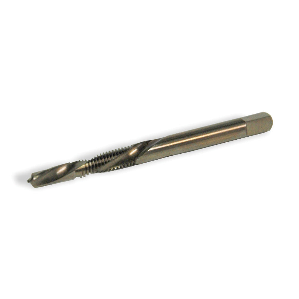 M8 x 1.25 Hex Shank 118 Degree Split Point Black and Gold Combination Drill and Tap