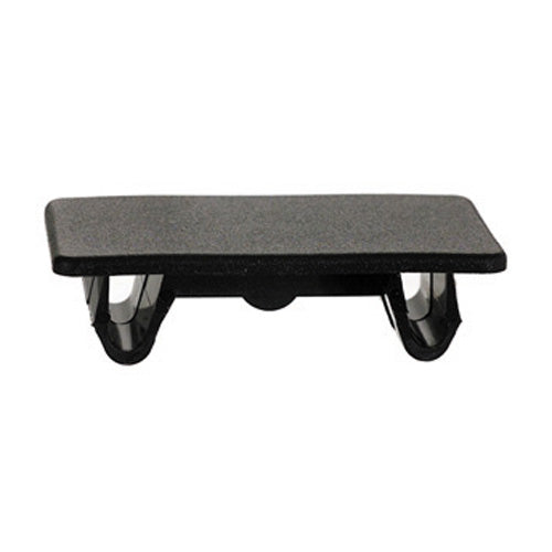 Non-Glare Matte Black Textured Rocker Switch Hole Plug