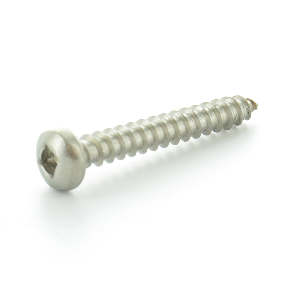 #6 x 1-1/4 Inch Plain 18-8 (A2) Stainless Steel Pan Head Type-Ab Self-Tapping Sheet Metal Screw