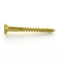 #14 x 2 Inch Plain Brass Phillips Flat Head Wood Screw