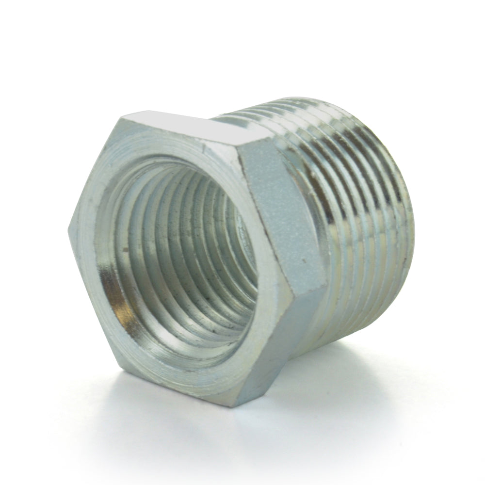 1-1/2" x 1/2" Schedule 40 Male Npt X Female Npt Galvanized Welded Malleable Iron Hex Bushing USA