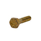 1/2-13 x 2 Inch Coarse Yellow Zinc L9 Steel Hex Head Cap Screw USA
