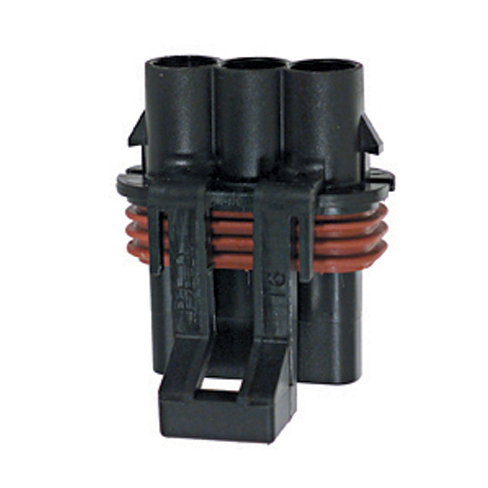 2.8 mm Blade Black Nylon Metri-Pack 280 Series Sealed Crimp 3-Way Female Connector