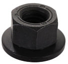 M8 x 1.25 Black Class 9 Hex Nut With 19 mm Free Spinning Washer