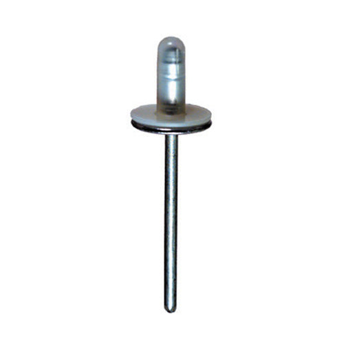 3/16 Inch X 10.50 Mm 1/8 - 5/16 Inch Grip Silver Aluminum Blind Rivet