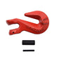 5/8 Inch Grade 80 Red Painted Forged Steel Alloy Clevis Grab Hook