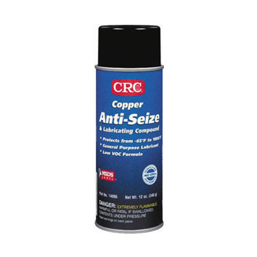 Crc Copper Anti-Seize And Lubricant Aerosol - Net Contents 12 Oz