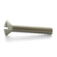 #6-32 x 3/4 Inch Coarse Plain 18-8 (A2) Stainless Steel Slotted Drive Oval Countersunk Head Machine Screw